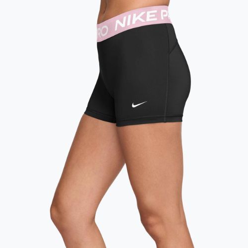 Dámské šortky Nike Pro Mid-Rise Biker 3" black/pink foam/white