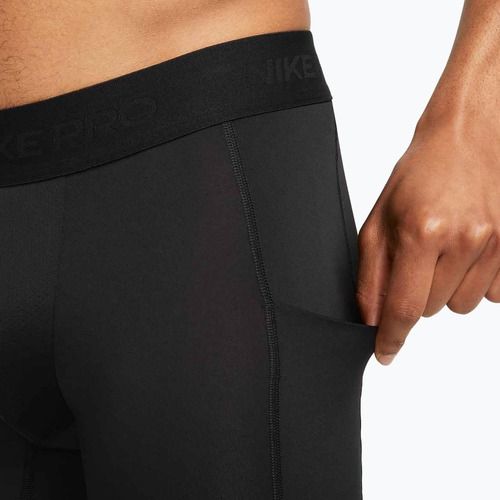 Pánské tréninkové šortky Nike Pro Dri-Fit Fitness Long black/white