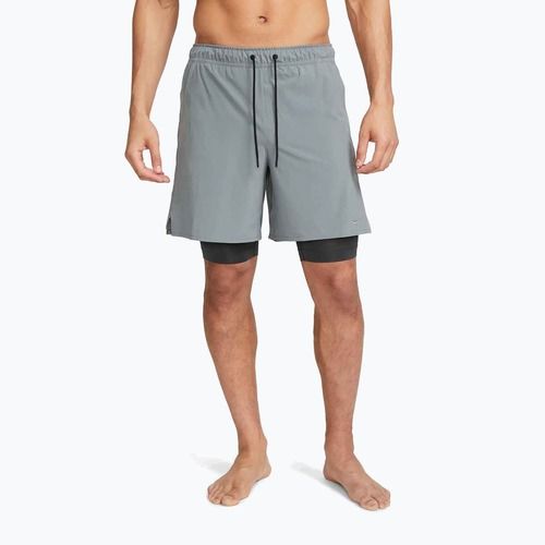 Pánské šortky Nike Unlimited 2in1 Dri-Fit 7" smoke grey/dark smoke grey/smoke grey