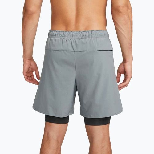 Pánské šortky Nike Unlimited 2in1 Dri-Fit 7" smoke grey/dark smoke grey/smoke grey