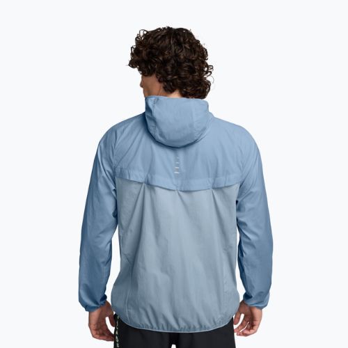 Pánská běžecká bunda Nike Stride Repel UV work blue/light armory blue