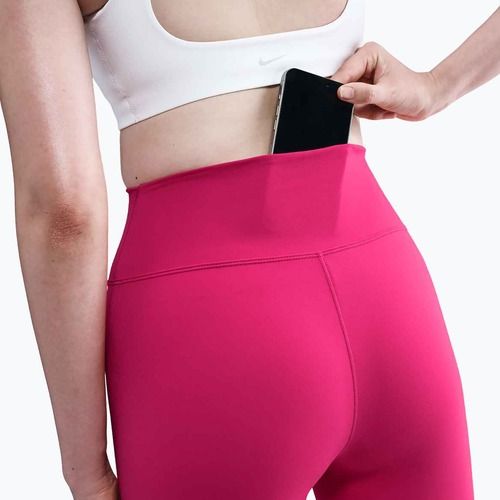 Dámské legíny Nike One Seamless Front rush pink/white