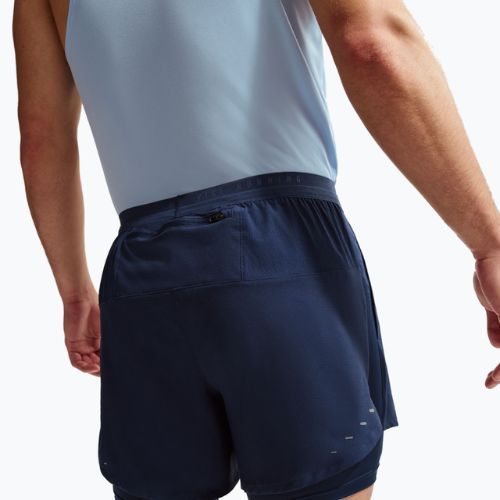 Pánské běžecké šortky Nike Stride Dri-Fit Hybrid 5" midnight navy