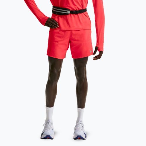 Pánské běžecké šortky Nike Stride Dri-Fit Brief-Lined 7" light crimson