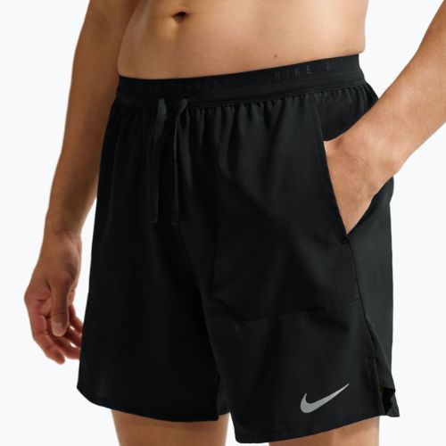 Pánské běžecké šortky Nike Stride Dri-Fit Brief-Lined 7" black