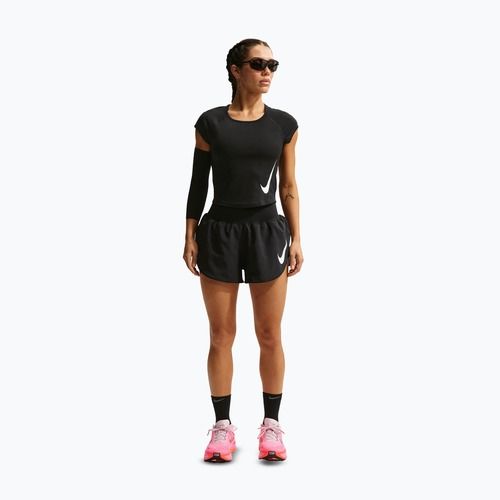 Dámské běžecké šortky Nike Tempo Swoosh Dri-Fit Mid-Rise Brief-Lined black/white