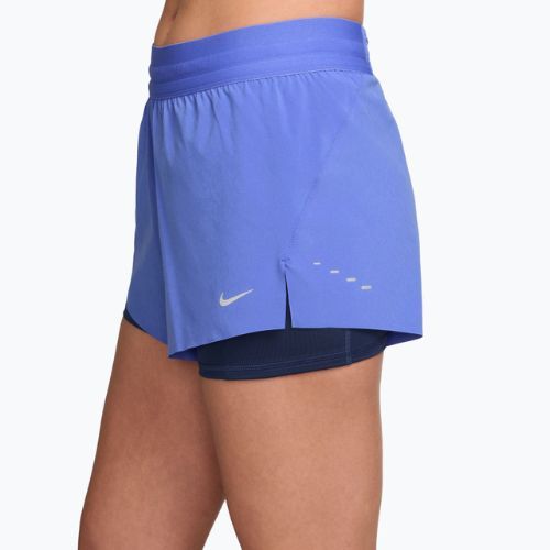Dámské běžecké šortky Nike Swift Mid-Rise 2in1 sapphire/midnight navy