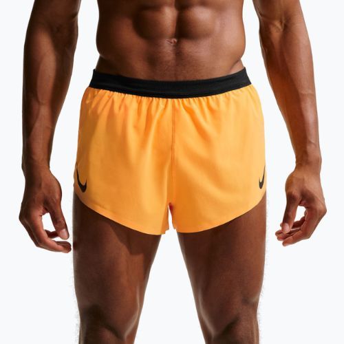 Pánské běžecké šortky Nike AeroSwift Dri-Fit ADV laser orange/black