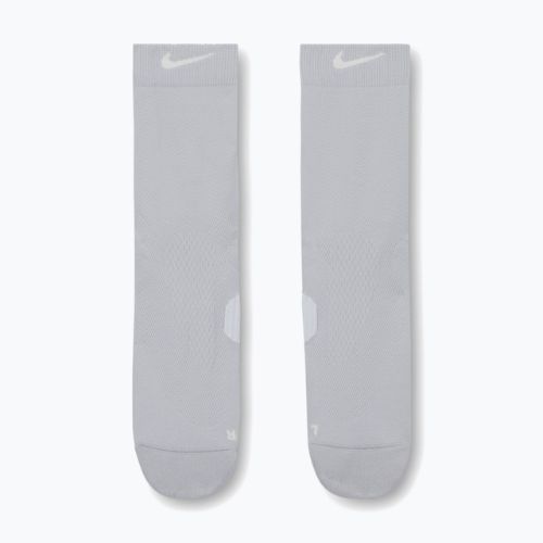 Ponožky Nike Running Midweight Crew light smoke grey/pure platinum/white