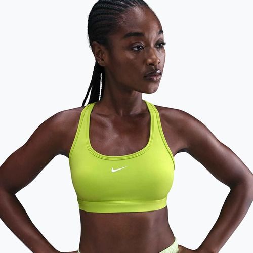 Tréninková podprsenka Nike Swoosh Light Support cyber/white