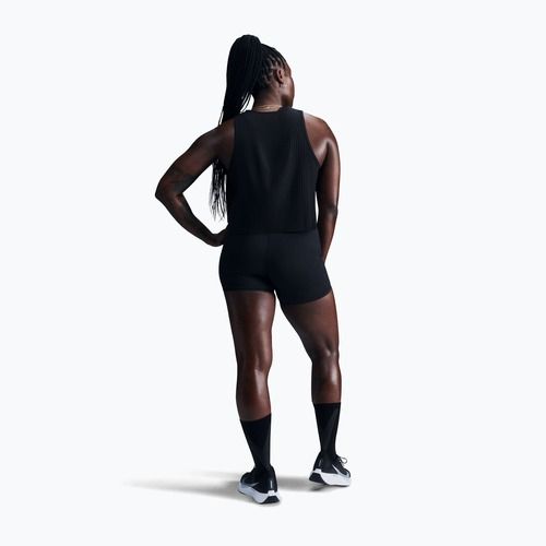 Dámské běžecké tílko Nike AeroSwift Dri-Fit ADV Cropped Tank Top black/white