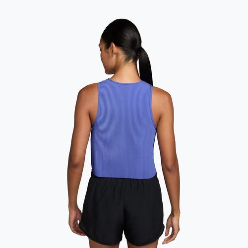 Dámské běžecké tílko Nike AeroSwift Dri-Fit ADV Cropped Tank Top sapphire/black