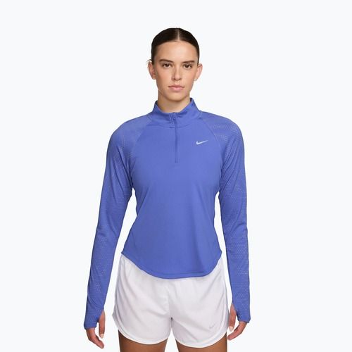 Dámské běžecké triko Longsleeve Nike Tempo Flash Dri-Fit 1/4 Zip sapphire/black/white