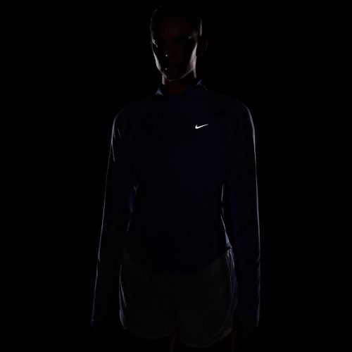Dámské běžecké triko Longsleeve Nike Tempo Flash Dri-Fit 1/4 Zip sapphire/black/white