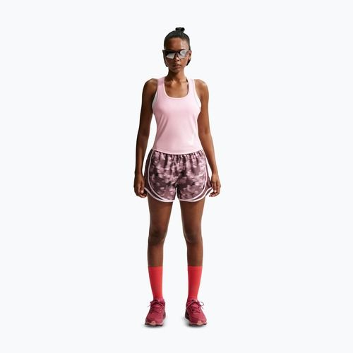 Dámské běžecké tričko Nike Swoosh Run Dri-Fit pink foam/photon dust/white