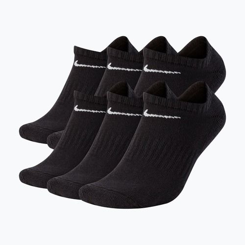 Ponožky Nike Everyday Cushioned No-Show 6 párů black/white