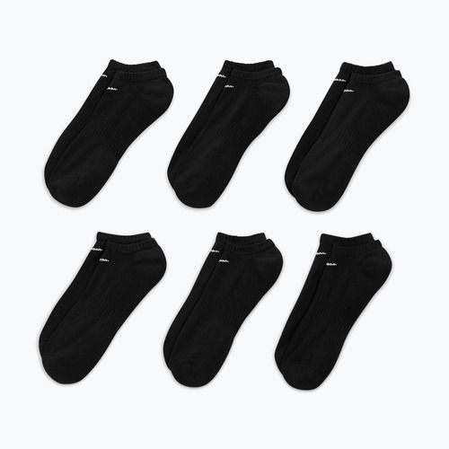 Ponožky Nike Everyday Cushioned No-Show 6 párů black/white