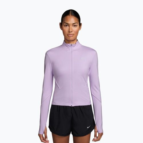 Dámská běžecká mikina s celým zipem Nike Swift Dri-Fit Full Zip Mid-Layer violet mist