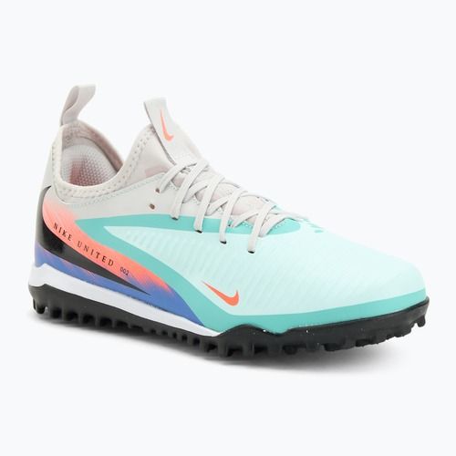 Dětské kopačky Nike United Phantom 6 Low Academy Jr TF pistachio frost/hyper orange