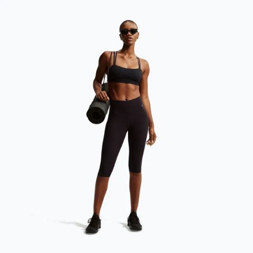 Sportovní podprsenka Nike Zenvy Strappy Light-Support black/cool grey