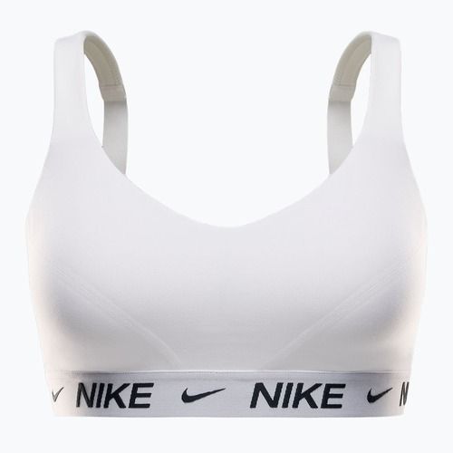 Sportovní podprsenka Nike Indy High Support white/stone mauve/black