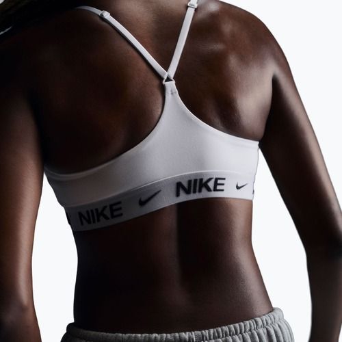Sportovní podprsenka Nike Dri-Fit Indy Light Support white/black