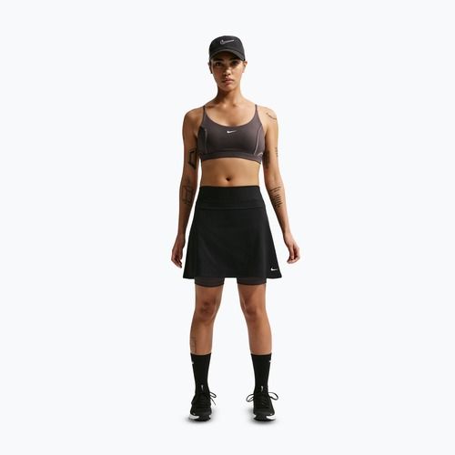 Tenisová sukně Nike One Dri-Fit black/thunder grey/white