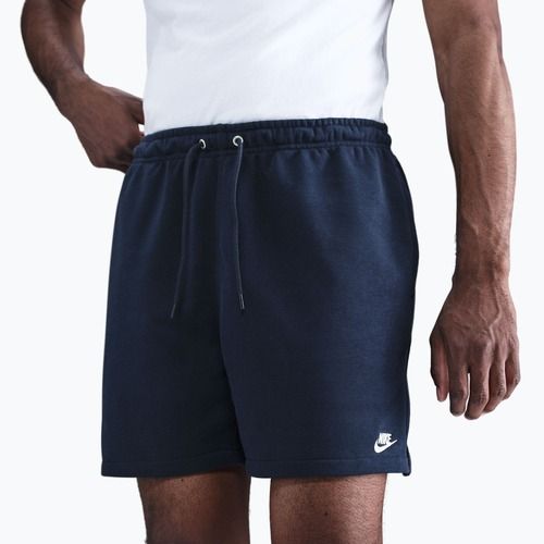 Pánské šortky Nike Club French Terry Flow obsidian/obsidian/white