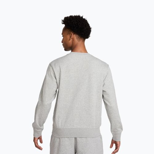Pánská mikina Nike Club French Terry Crew dark grey heather/white