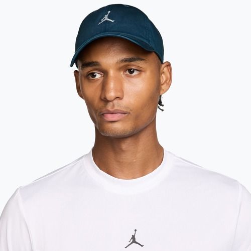 Czapka z daszkiem Nike Jordan Club Unstructured Curved-Bill squadron blue/sail