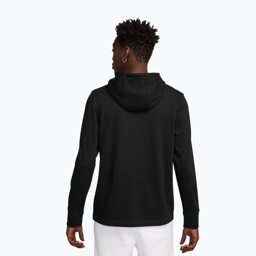 Pánská mikina Nike Sportswear Club Knit Pullover Hoodie black/black/white