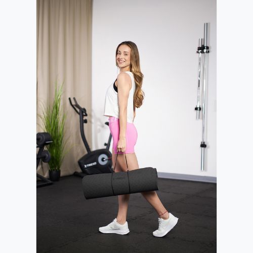 Fitnessová podložka TREXO comfort 10 mm TXO-B4Z003-BL graphite