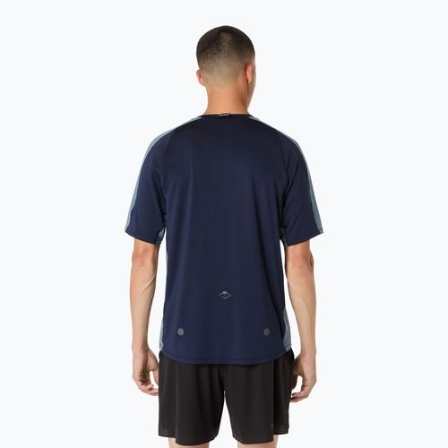 Pánské běžecké tričko ASICS Fujitrail Elite SS Top midnight/ironclad