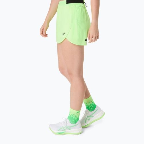 Dámské běžecké šortky ASICS Metarun Split illuminate green