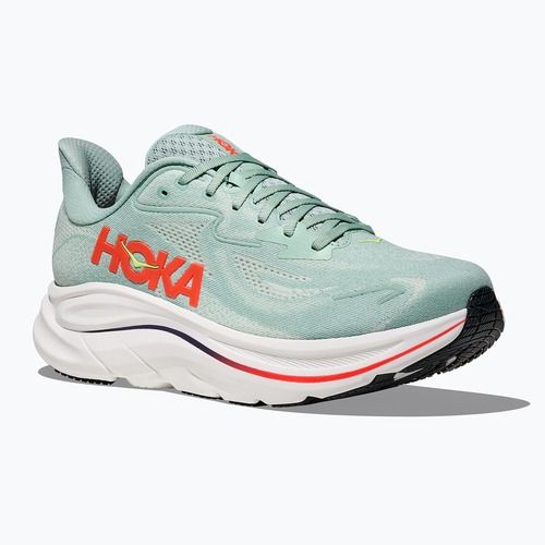 Pánské běžecké boty HOKA Clifton 10 sage/neon flame