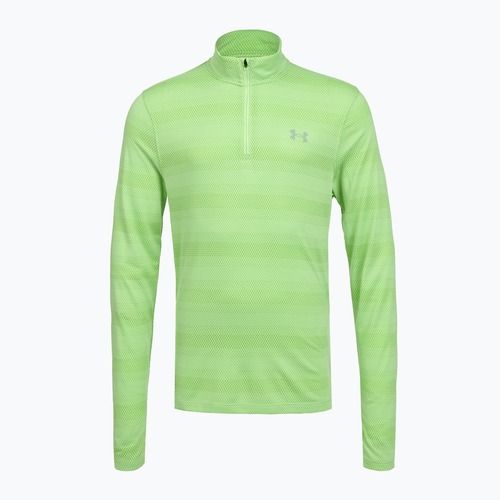 Pánská běžecká mikina Under Armour Velociti 1/4 Zip lumos lime/white
