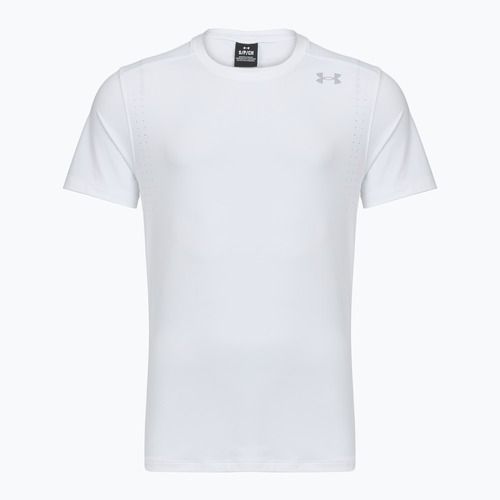 Pánské běžecké tričko Under Armour Velociti Pro white/black/distant gray