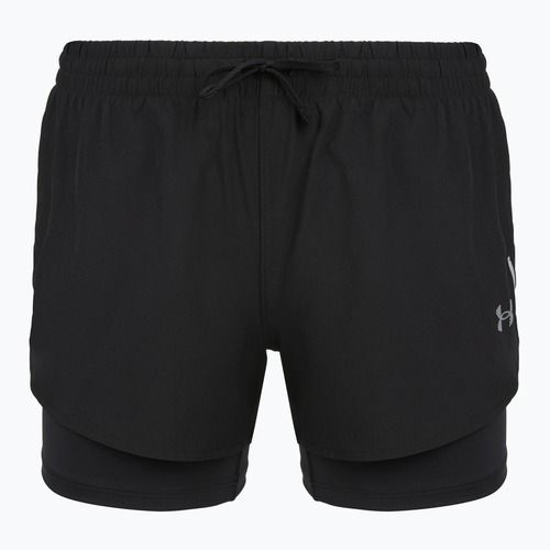 Dámské běžecké šortky Under Armour Velociti Pro 4" 2N1 ultimate black/ultimate black/ultimate black