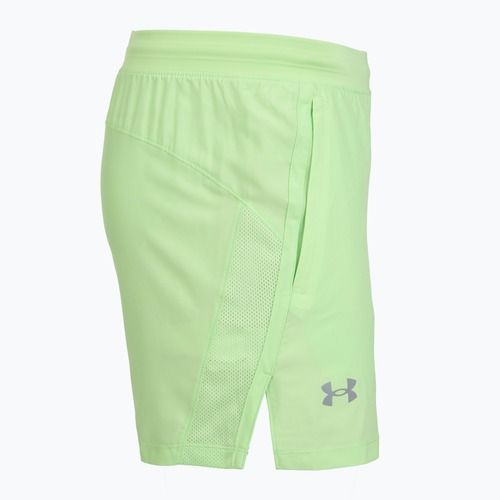 Pánské běžecké šortky Under Armour Launch 5" lumos lime/white