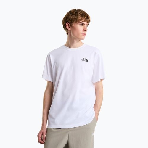 Pánské trekové tričko The North Face Vertical Regular tnf white