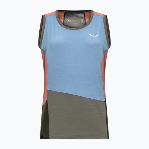 Dámské trekové tílko Salewa Puez Sporty Dry morning blue multi