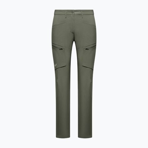 Dámské softshellové kalhoty Salewa Puez DST Cargo faded green