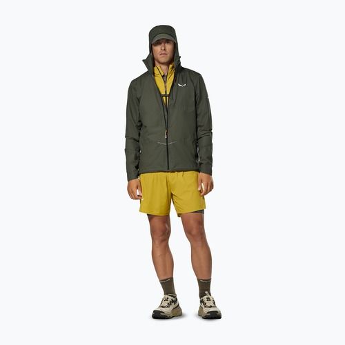Pánská nepromokavá bunda Salewa Pedroc 2 PTX 2.5 Light faded green