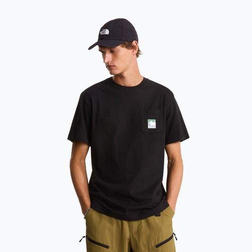 Pánské tričko The North Face Mountain Logo Relaxed tnf black