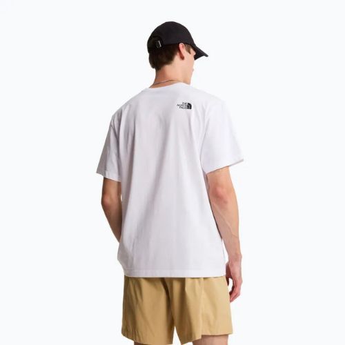 Pánské tričko The North Face Mountain Logo Relaxed tnf white