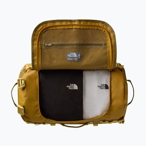 Cestovní taška The North Face Base Camp Duffel S 50 l golden tan/cedar/honeye