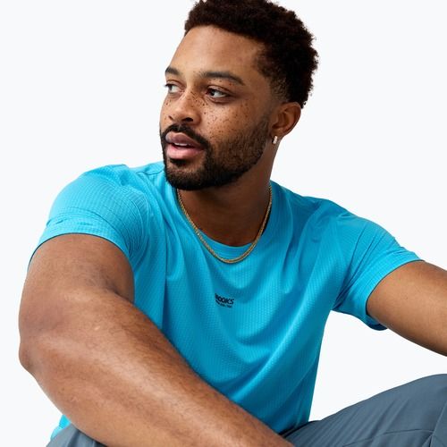 Pánské běžecké tričko Brooks Highpoint 2.0 blazing blue/atomic blue