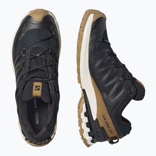 Dámské běžecké boty Salomon XA PRO 3D V9 GTX Lifelong black/coyote brown/vanilla ice