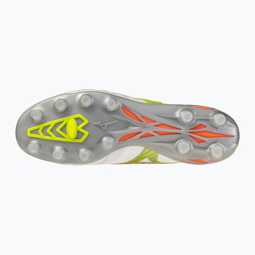 Kopačky Mizuno Morelia Neo V β Japan FG white/lava orange/evening primrose