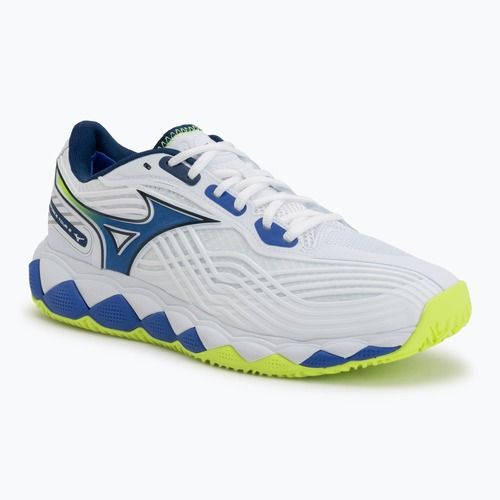 Tenisové boty Mizuno Wave Enforce Tour 2 CC white/dazzling blue/lightning